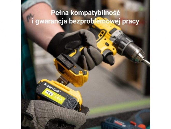 akkumulátor Green Cell Dewalt XR 18V 4Ah