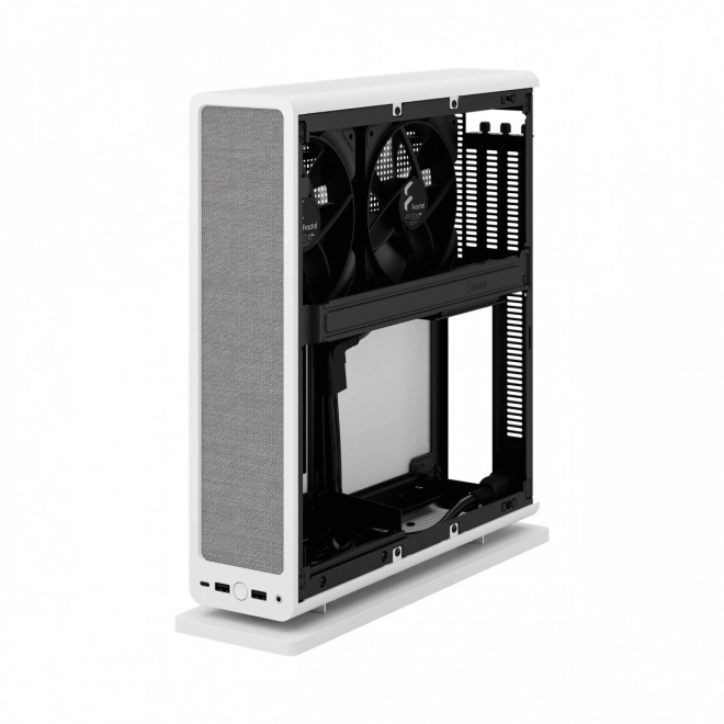 Fehér Ridge mITX PCIE 4.0 PC ház