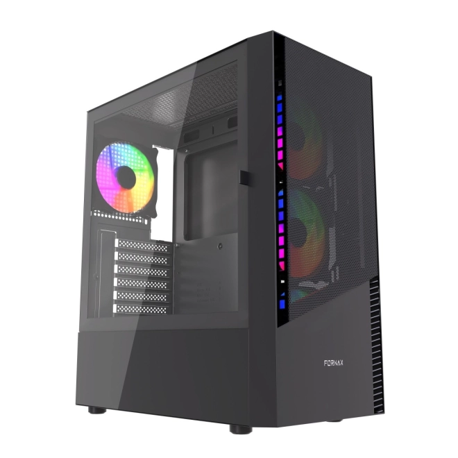 Midi torony Fornax 4300 ATX fekete