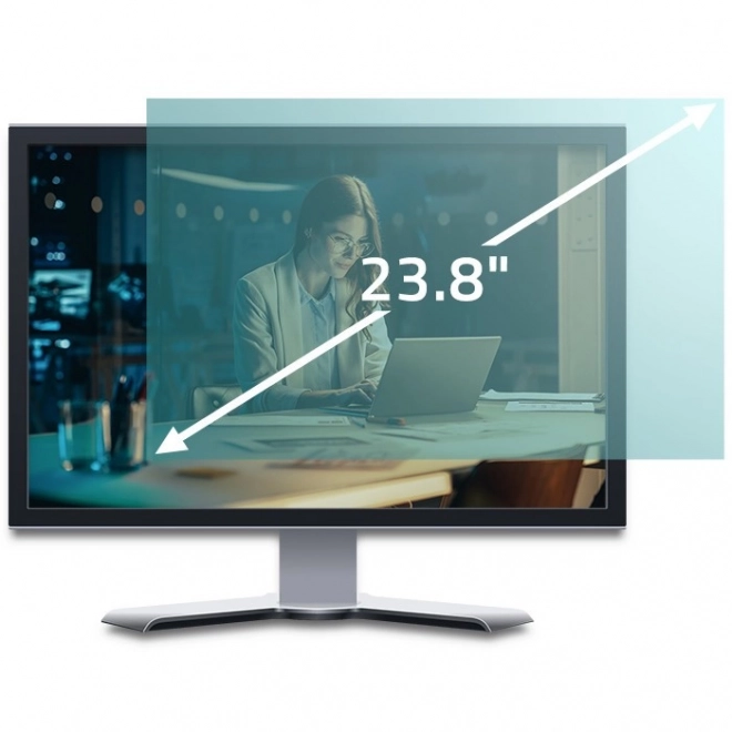 Kék fény szűrő 23.8 hüvelyk | 16:9 | Szemvédelem | Anti Glare | Matt | Monitorhoz