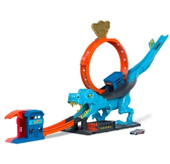 Hot Wheels City - T-Rex hurkos pálya készlet