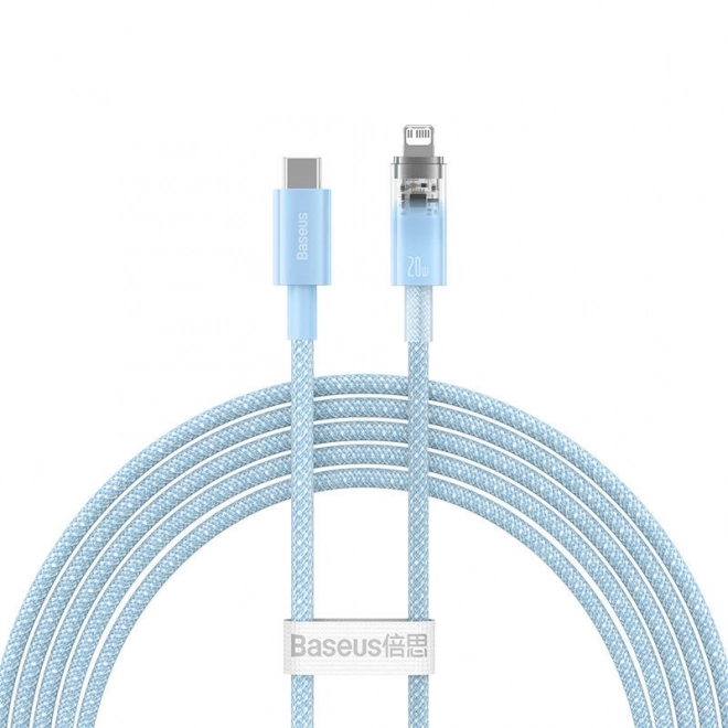 Baseus USB-C Lightning gyors töltőkábel 2m kék