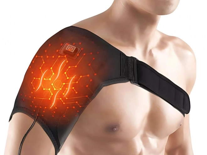 Vállrögzítő fűtéssel, USB csatlakozással