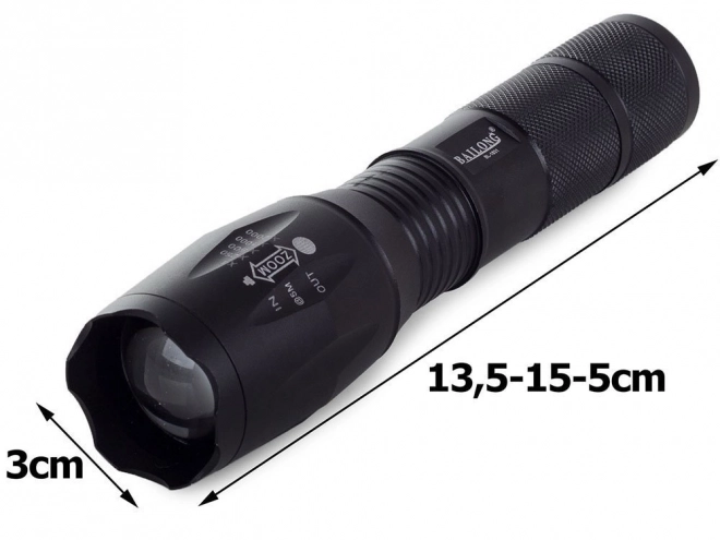 Vezérlő taktikai lámpa CREE XM-L3-U3 LED zoommal