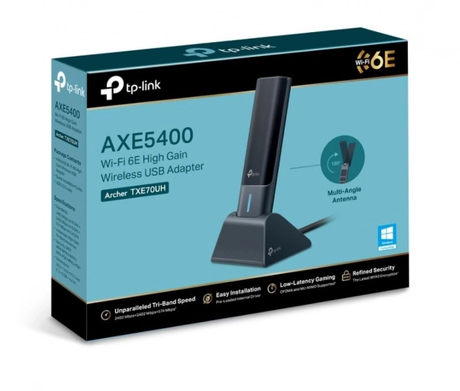 Usb hálózati adapter Archer TXE70UH AXE5400