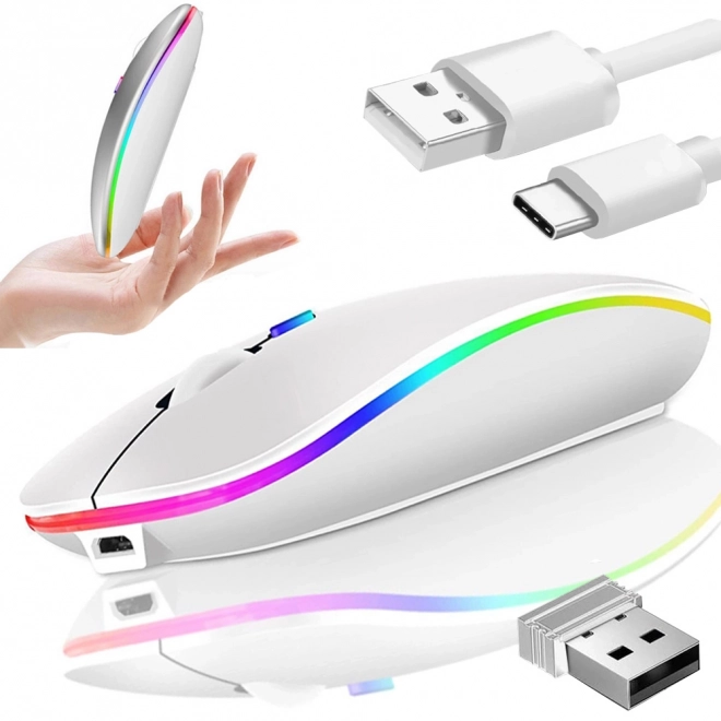 Slim vezeték nélküli optikai egér PC-hez
