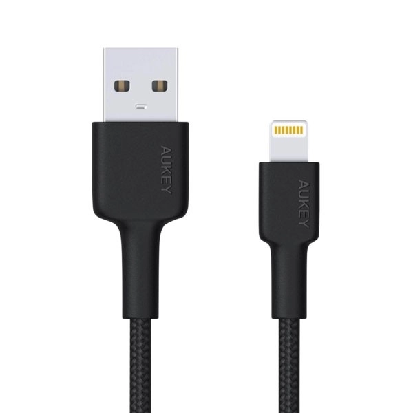 Nylon gyors töltő kábel Lightning-USB 2m Apple MFi tanúsítvány