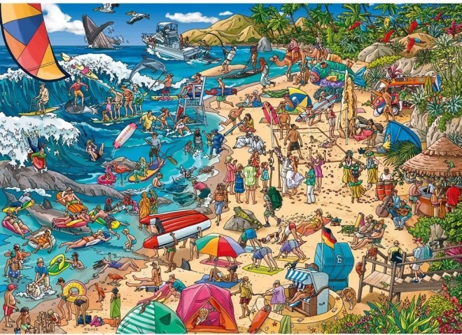 Tengerparti puzzle 1000 darabbal