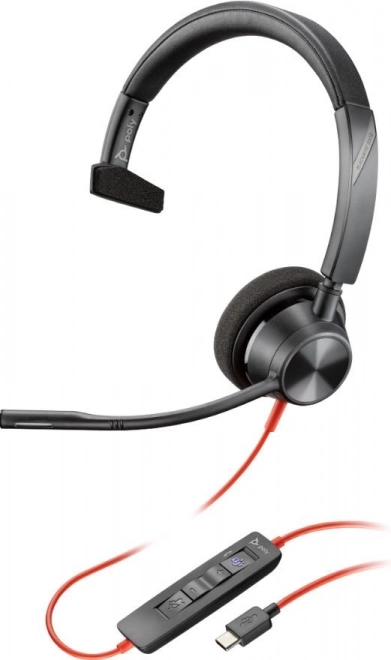 Blackwire 3310 Mono fejhallgató Microsoft Teams kompatibilis USB csatlakozással