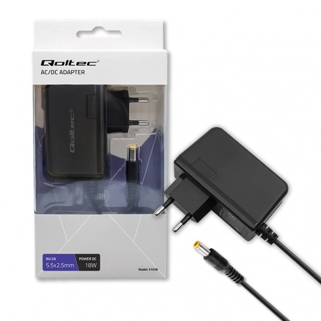 Qoltec univerzális hálózati adapter 18W 9V 2A