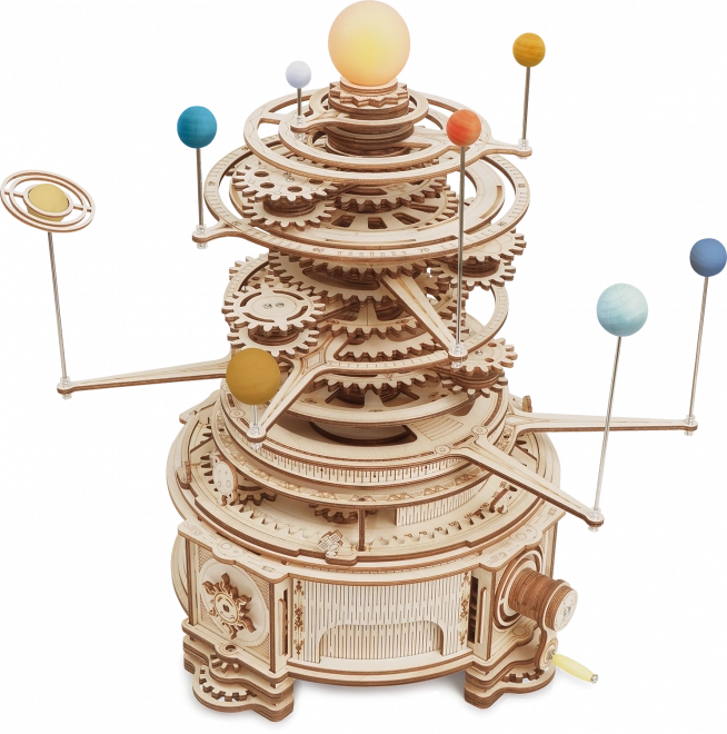 Rokr 3D fa puzzle Naprendszer - Orrery