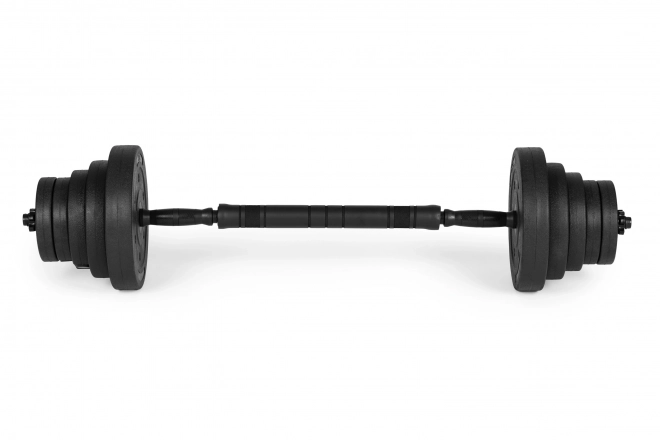 Állítható súlyzó 2x20 kg rúddal és kettlebell-lel