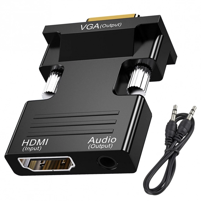 Hdmi-ról vga d-sub és audio adapter