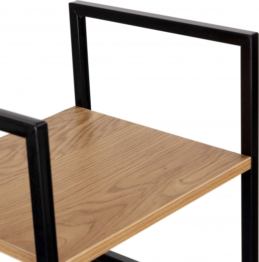 Tartós kombináció: fém és fa hatású MDF