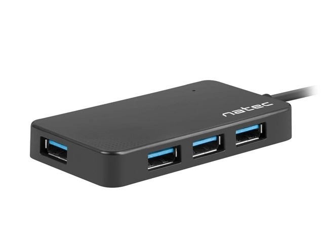 4 portos fekete USB 3.0 HUB Moth