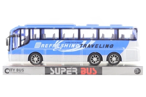 Kék játék busz