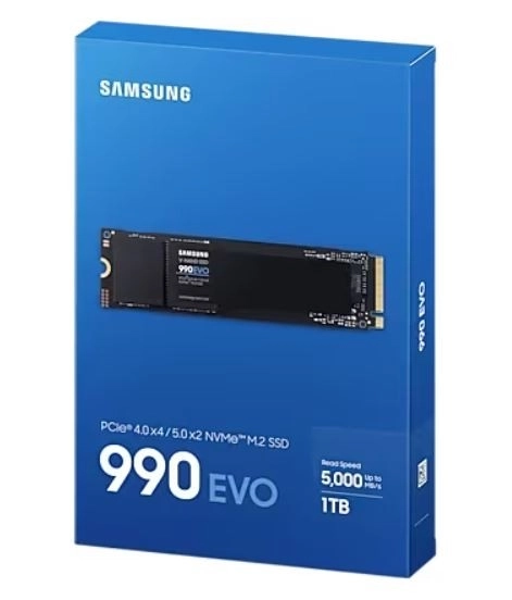Samsung SSD 1TB 990 EVO Gen4 NVMe