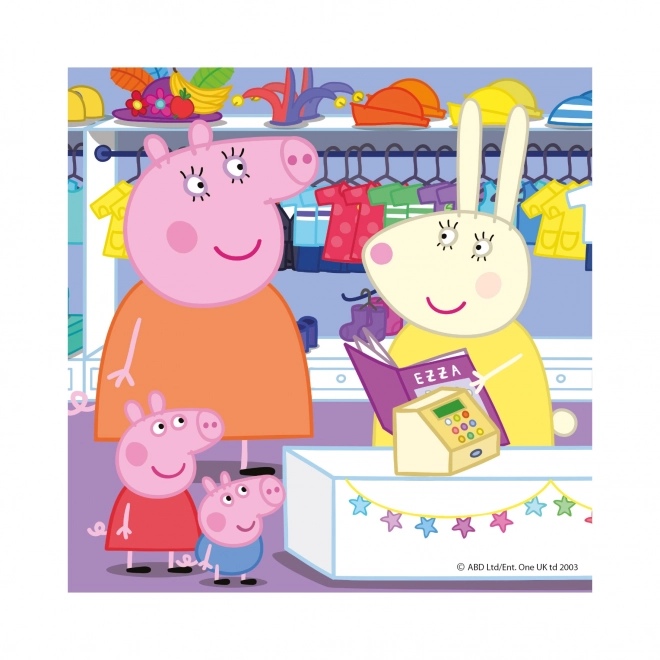 Peppa malac puzzle 3x55 darab