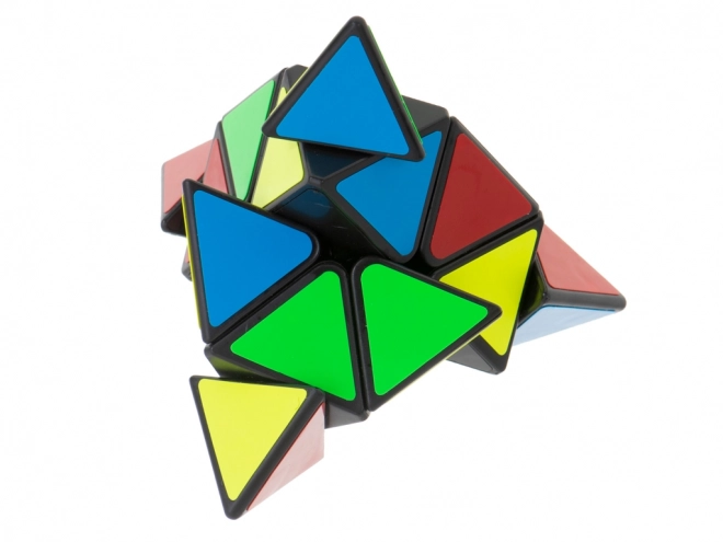 Logikai kirakós játék Black Pyraminx