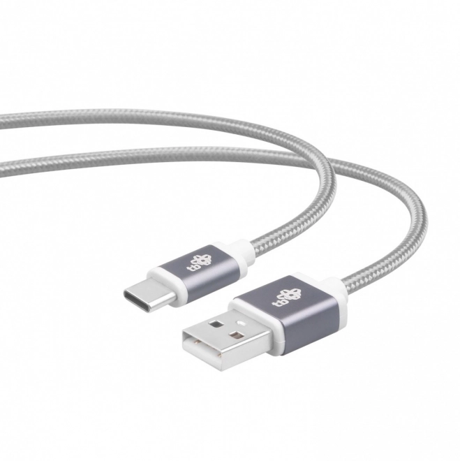 Prémium szürke USB-USB C kábel 1,5 m