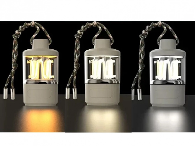 Többcélú kempinglámpa LED és powerbank USB-vel
