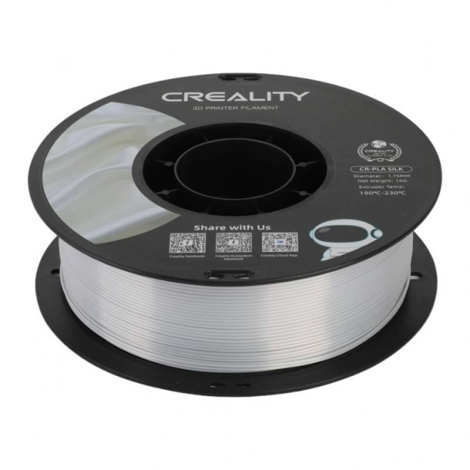 Creality CR-Silk PLA filament ezüst