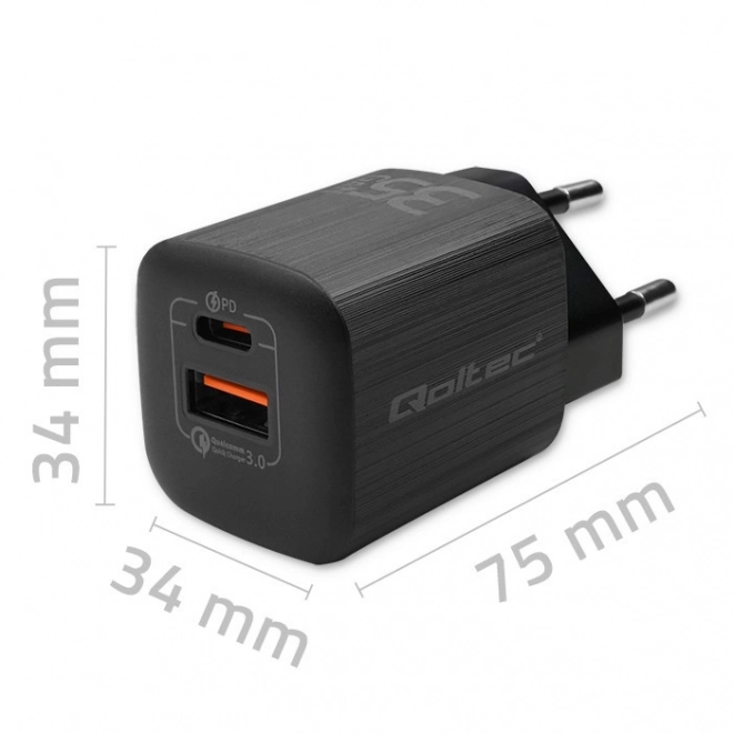 Qoltec GaN ULTRA gyorsan töltő