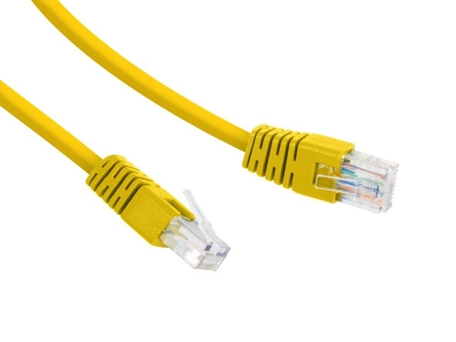 Sárga Cat6 UTP patch kábel 3m