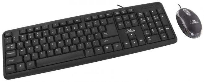 Titanum billentyűzet és egér USB Salem készlet