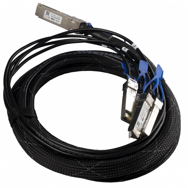 MikroTik 100 Gigabites QSFP28 4x SFP28 hibridkábel 3m