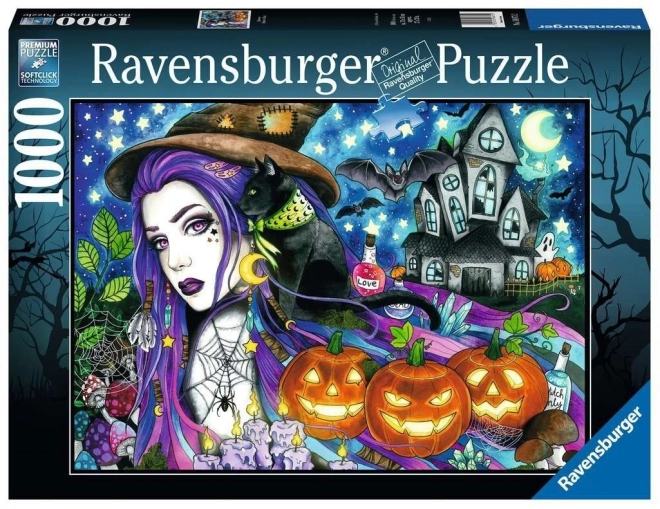 Ravensburger halloween puzzle 1000 darabos