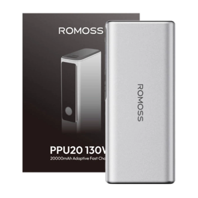 Prémium Romoss PPU10 ezüst powerbank