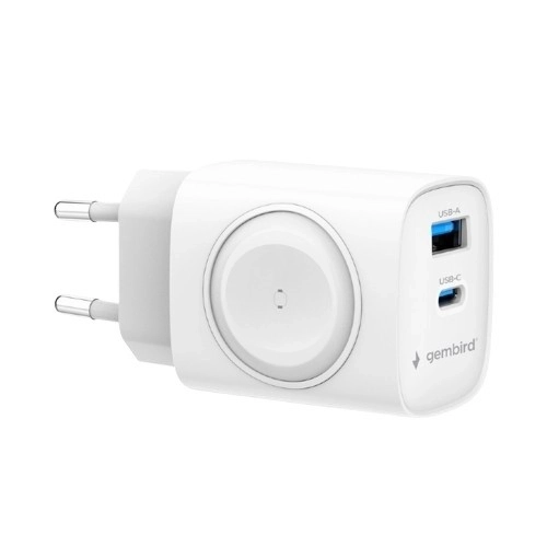 Usb-a usb-c 20w gyorstöltő powerdelivery quick charge 3.0, fehér