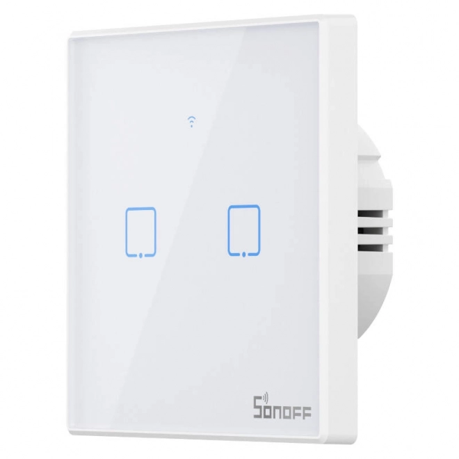 Sonoff T2 EU TX 2 csatornás érintős világításkapcsoló WiFi + RF 433