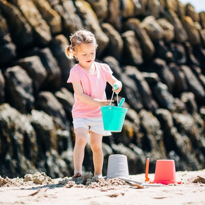 Bigjigs Toys türkiz színű strand vödör