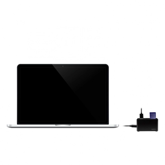 USB3.2 dokkolóállomás 8 porttal, mini fekete