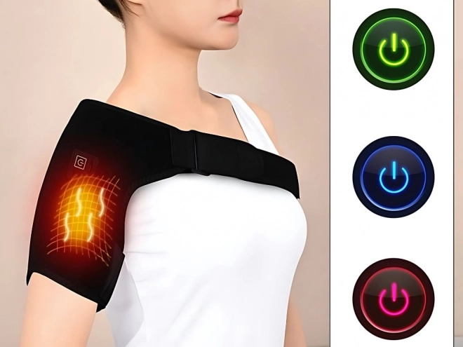 Vállrögzítő fűtéssel, USB csatlakozással