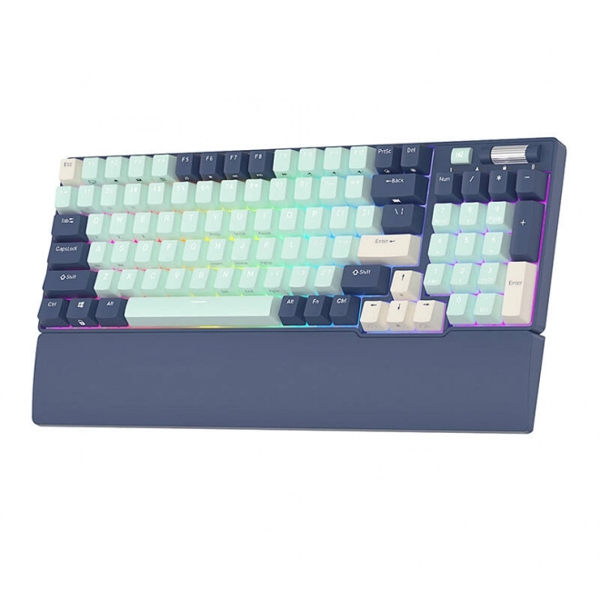 Mechanikus billentyűzet royal kludge rk96 rgb barna kapcsoló