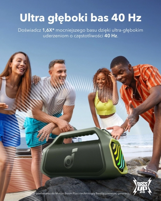 Soundcore Boom 2 Plus zöld hangszóró