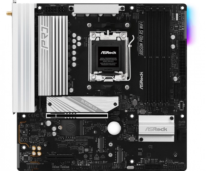 Pro RS WiFi alaplap AM5 DDR5 mATX