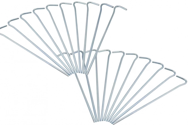 Acél sátorrögzítő cövek készlet 18 cm 20 db