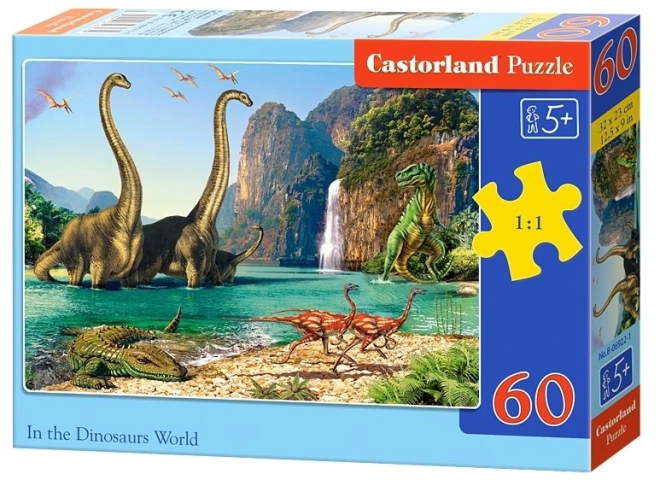 Dinoszauruszok világa puzzle 60 darabos – Castorland