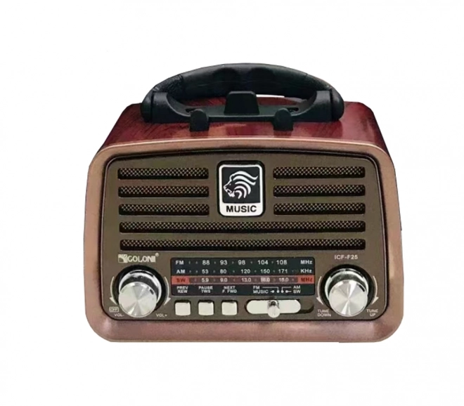 Retro konyhai rádió FM AM Bluetooth USB tölthető antenna