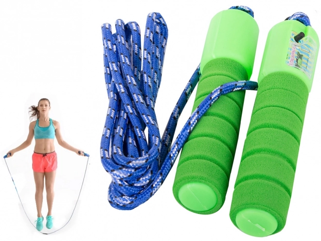 Állítható keresztfitnesz ugrálókötél számlálóval