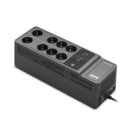 Hátlapi szünetmentes tápegység 650VA 400W Schuko CEE 1 USB töltőporttal