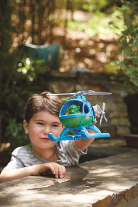 Green Toys zöld helikopter