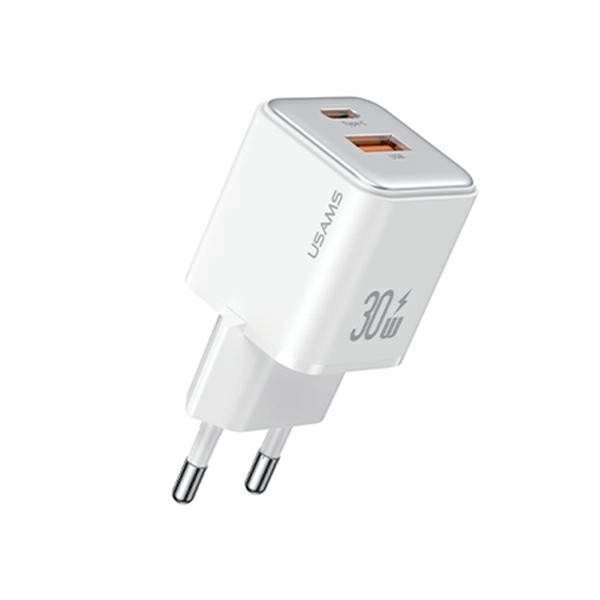 Hálózati töltő USB-C+USB-A PD 3.0 30W gyors töltés