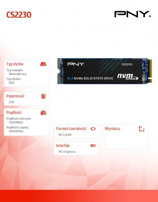Gyors és tartós 2TB M.2 NVMe SSD
