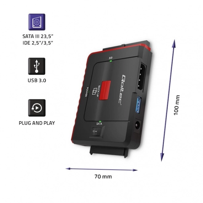 Usb 3.0 adapter ide és sata iii-hoz