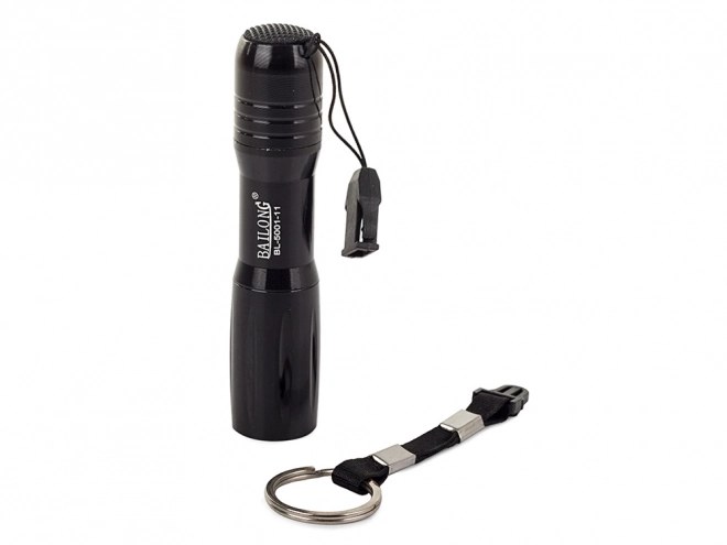 Taktikai mini LED kulcstartó lámpa elemmel